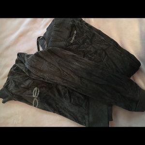 Bebe velour sweatsuit